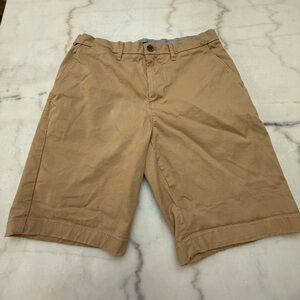 Tommy Hilfiger Men's Khaki Flat Front Shorts
